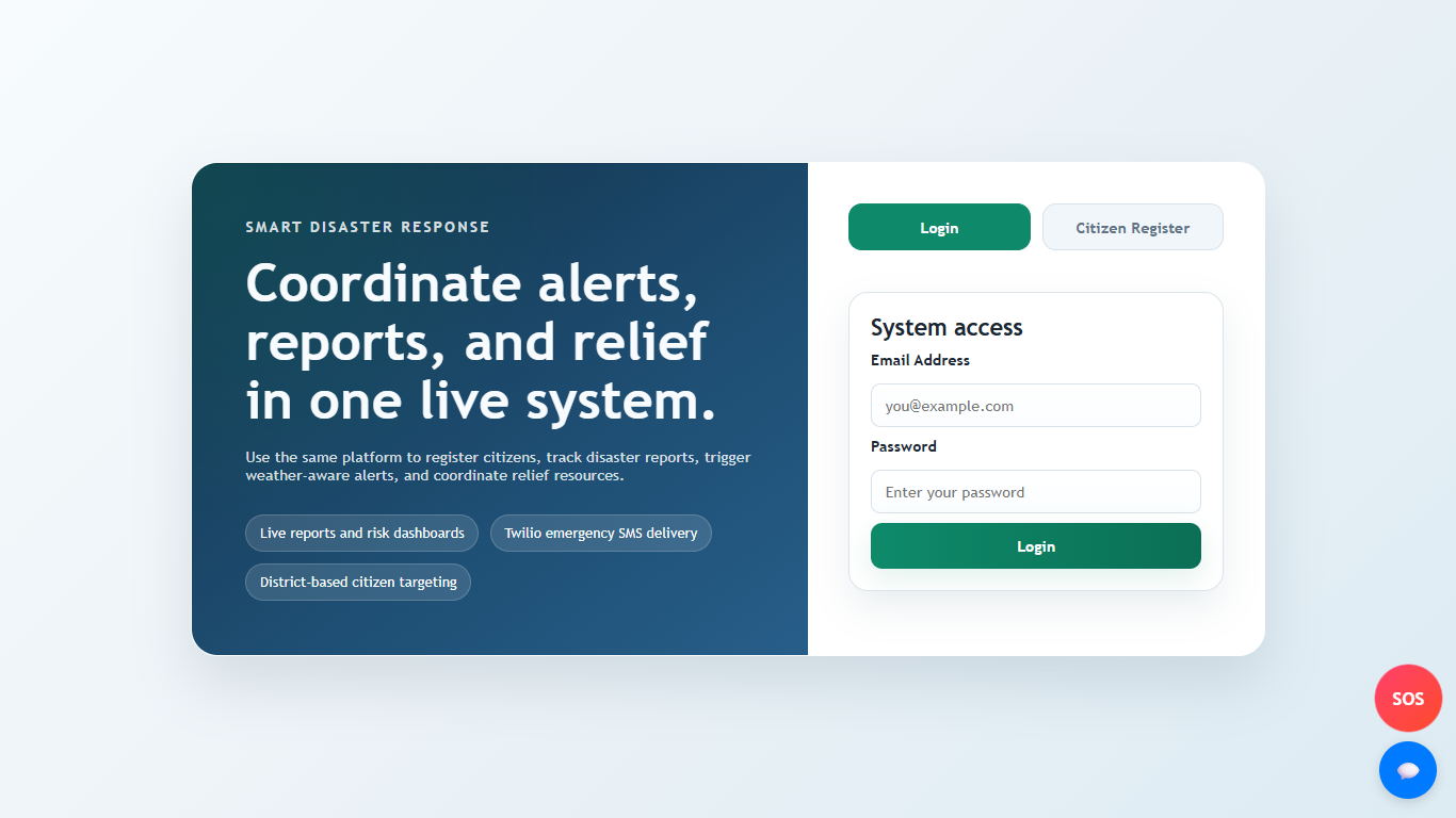 Smart Disaster Relief System Preview